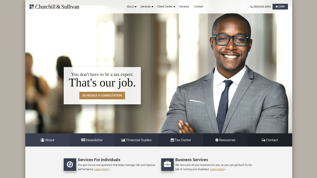 Accounting Firm Website